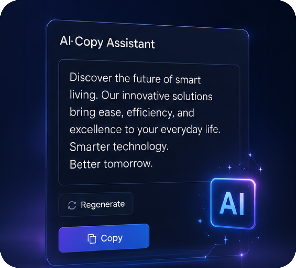 AI-written copy